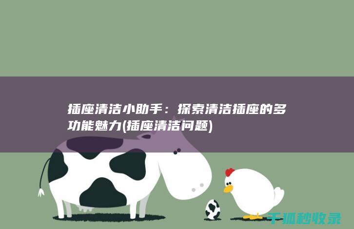 插座清洁小助手：探索清洁插座的多功能魅力 (插座清洁问题)