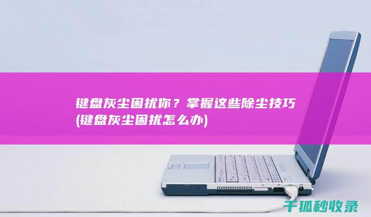掌握这些除尘技巧